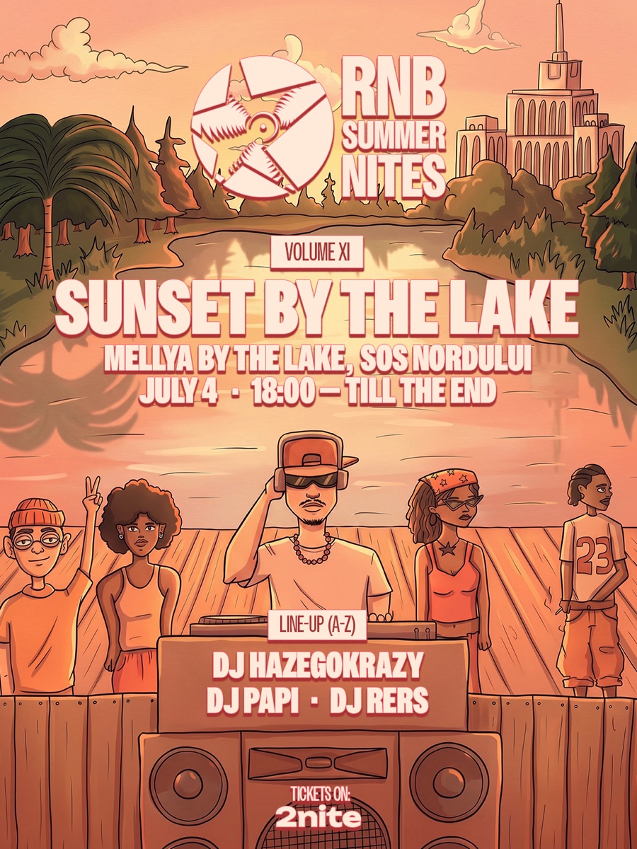 RNB Summer Nites Vol. XI · Sunset by the Lake poster, July 2026